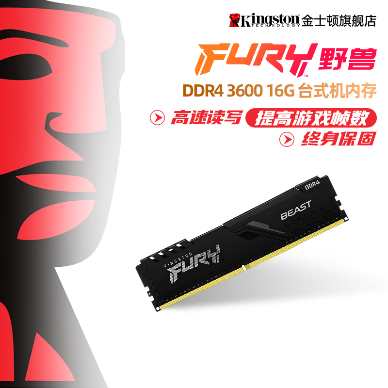 KINGSTON HACKER DDR4 3600 16G ũž ޸  Ŭŷ ȣƮ ޸-