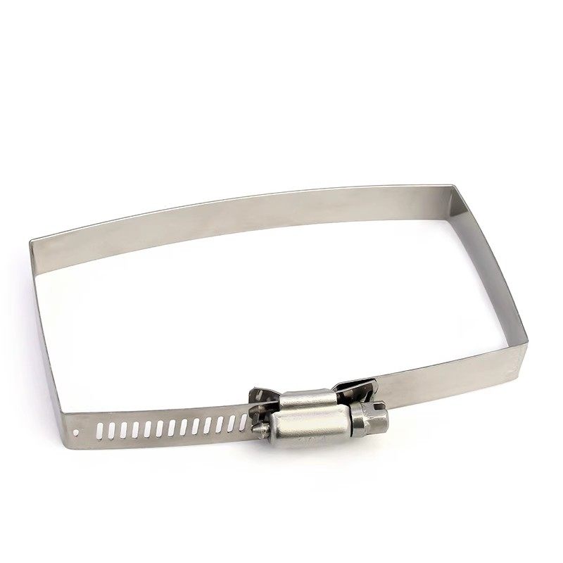 304 rustfrit stål firkantet klemme broklemme fotovoltaisk kabel ...