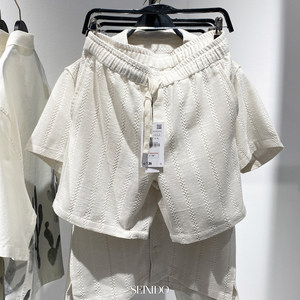 
Cabinet 329! Summer new men's clothing simple loose geometric jacquard casual shorts men 4382152 712