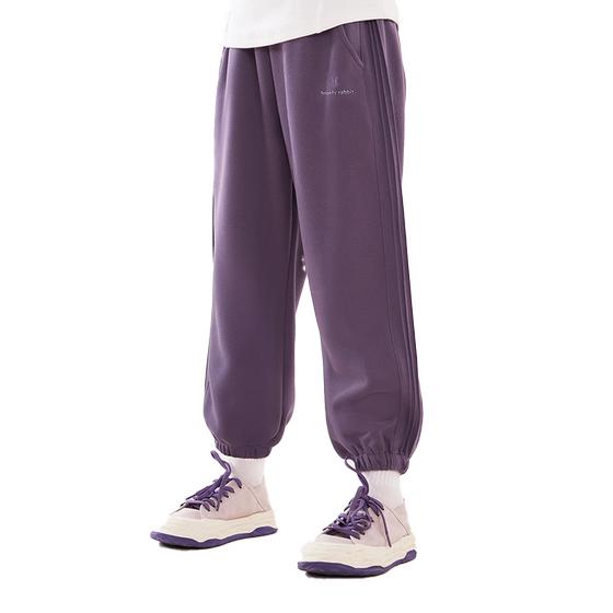 
Girls' pants spring and autumn children's sports pants medium-sized children's casual trousers girls fashionable sweatpants black children's clothing