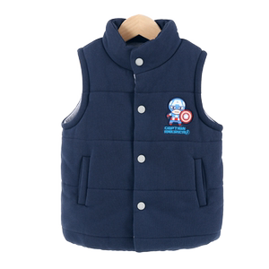 Disney children's vest pure cotton autumn and winter boy's vest vest vest outside wear for little boy cool and thickened cotton to keep warm