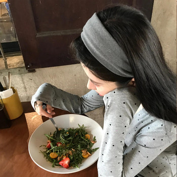 
Gentle fate ~ So soft and waxy suede wide-brimmed headband