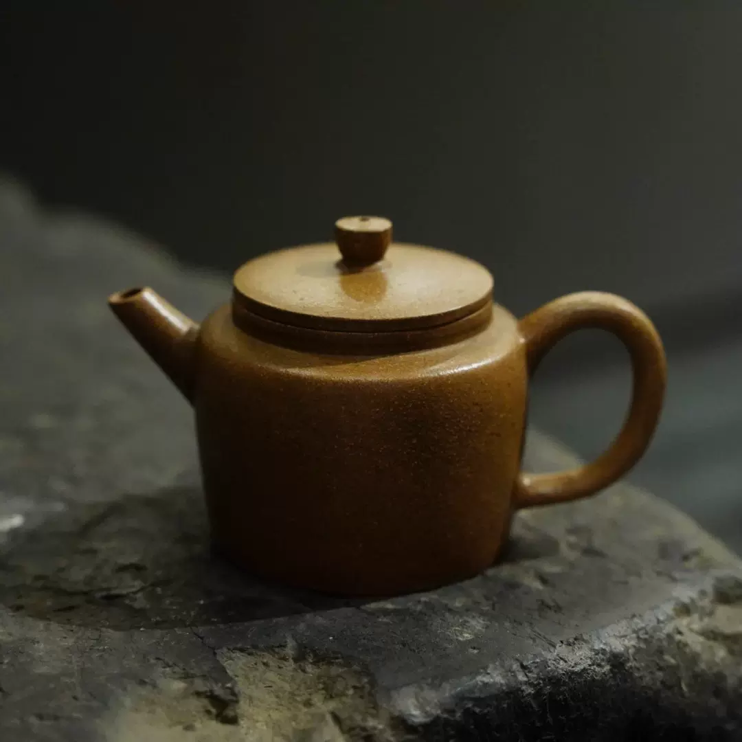 古器物晚清紫砂上釉葛明祥造花瓶少见宜钧釉重器一善馆藏画缸花器