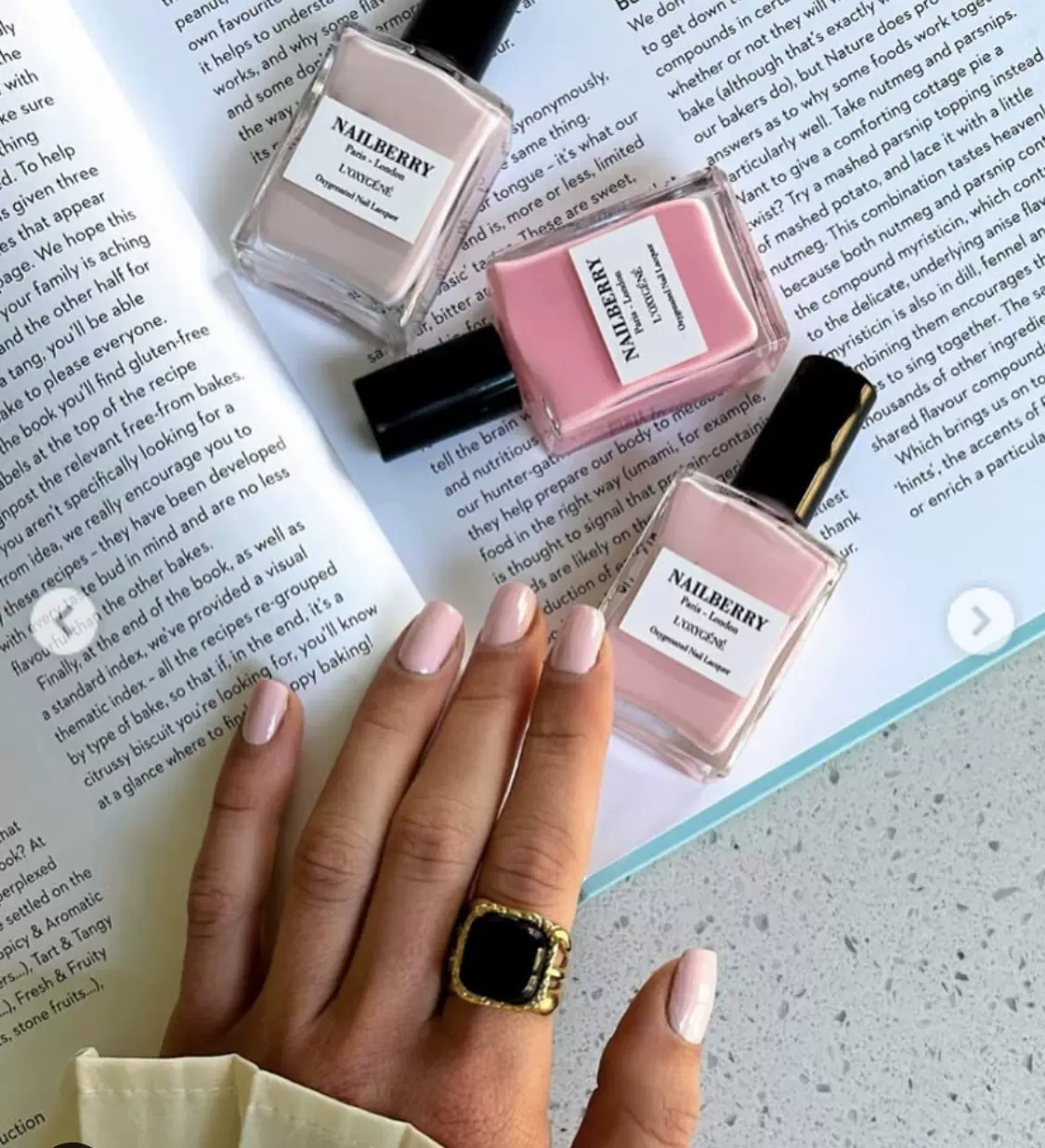 英国Nailberry 有机植物配方12free指甲油almond/love me tender