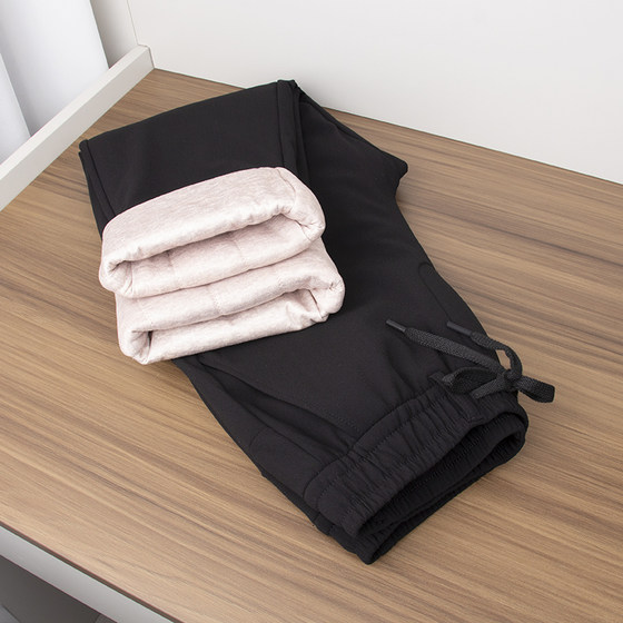 
Goose down down pants men's winter 2025 new style plus velvet thickened straight sports casual pants for camel down thermal pants