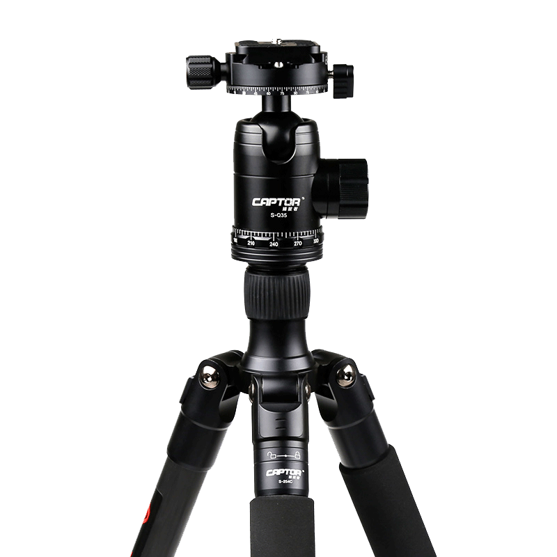 
Fengbiao S-254C carbon fiber tripod SLR camera tripod professional photography portable tripod can be folded back