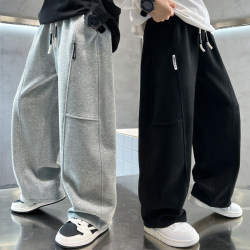 Children's Clothing Boys' Pants Spring and Autumn 2026 New Style Big Kids Sports Pants Spring Casual Sweatpants Boys' Long Pants