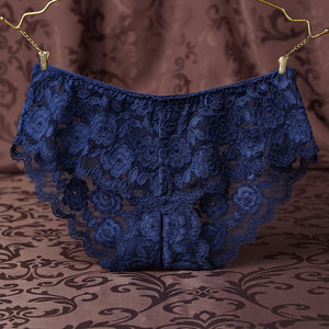 
Viman lace sexy underwear low waist briefs for women lifting hips without marks transparent fabric 7085