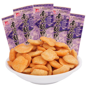 步步升南京板鸭味膨化锅巴零食大礼包8090怀旧童年整箱休闲食品