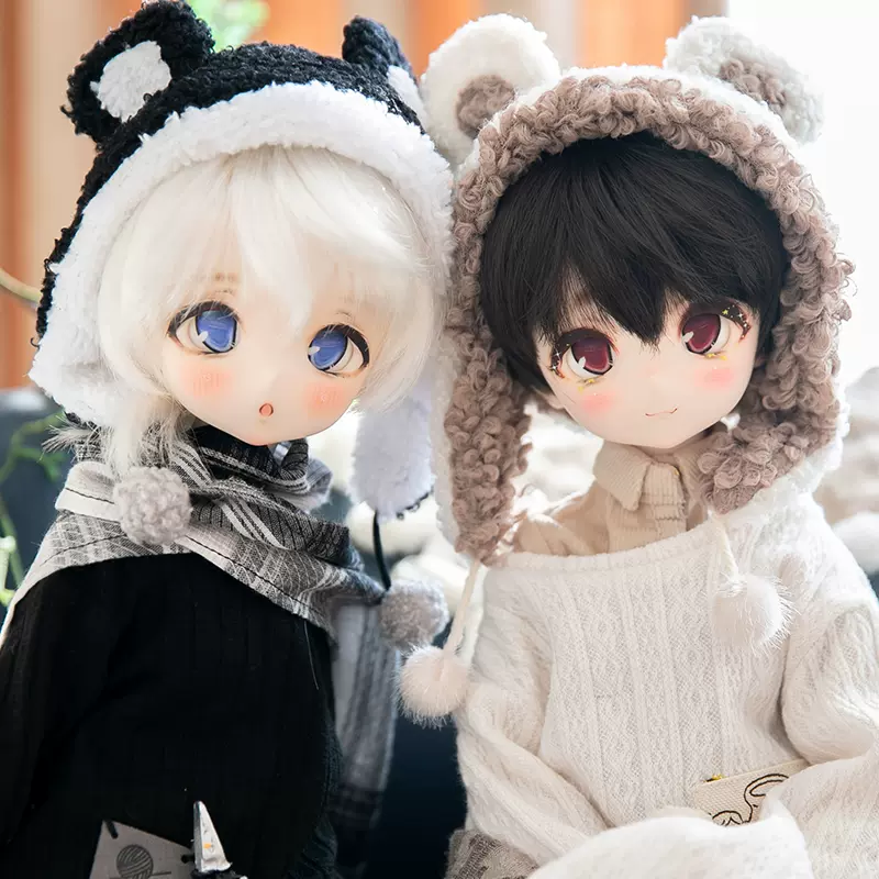 猫鬼neko=bjd mdd 1/4 1/3 3分4分二次元头自制头【人耳狗蛋】-Taobao