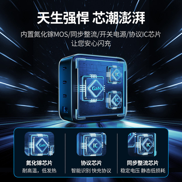 Greenlink 100W gallium nitride charger 45W multi-port fast charging ...