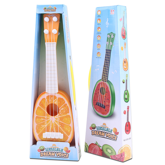 Ukulélé Guitare Fruit Lac Bleu - Mini Jouet Musical Dessin Animé pour Enfants Ukulélé Guitare Fruit Lac Bleu - Mini Jouet Musical Dessin Animé pour Enfants