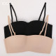 100% Feeling 100% Feeling B Thin Glossy Floating No Steel Wire Simple Comfortable Collect Half Cup Underwear Bra 9087