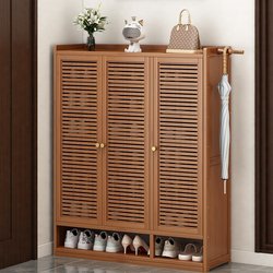 Shoe Rack Multi-Layer Household Dust-Proof Multifunctional Storage Cabinet for Entryway, Hallway, 2025 New Model, Sturdy Shoe Cabinet