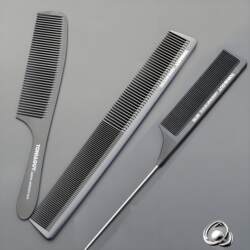 Hairdressing Comb, Hair Styling Comb, Steel Needle Pointed Tail Comb, Anti-Static Men's Flat Top Comb, Haircutting Comb