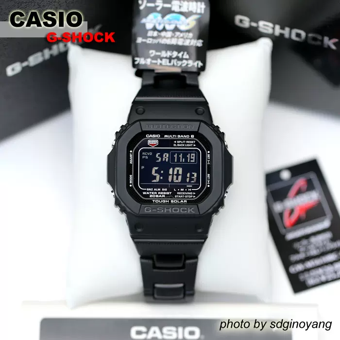 CASIO G-SHOCK GW-M5610BC-1JF 複合金屬錶帶6局電波全新結束-Taobao