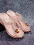 34 Size Nhỏ Baotou Croc Giày Nữ Tăng Chiều Cao Mùa Hè Dép Chống Trơn Trượt Đi Biển Đi Biển Đế Mềm Dép Bệnh Viện Y Tá giày