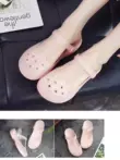 Giày Croc Nurse màu trắng Dép đế dày mùa hè dành cho nữ Giày sandal đế mềm chống trượt cho nữ Dép đi làm đi biển chống trượt dành cho nữ Nhóm bệnh viện đế mềm Mua hàng