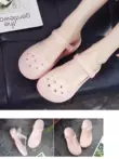 Giày Croc Nurse màu trắng Dép đế dày mùa hè dành cho nữ Giày sandal đế mềm chống trượt cho nữ Dép đi làm đi biển chống trượt dành cho nữ Nhóm bệnh viện đế mềm Mua hàng 