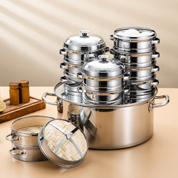 Commercial Steamer for Breakfast Shops, Steamed Bun Machine, Tabletop Xiaolongbao Steamer, Small Steamer, Steam Oven, Gas-Powered for Street Vendors