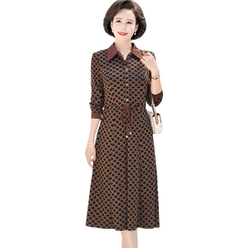 Tmall genuine Zishanyuan spring and autumn long-sleeved dress