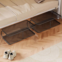 Under-Bed Shoe Rack Dormitory Under-Bed Shoe Storage Rack College Student Dormitory Small Shoe Cabinet Layered Slipper Storage Rack