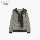 Aijutu classic striped sweatshirt for women in spring 2025 new loose and comfortable long-sleeved knitted sweater
