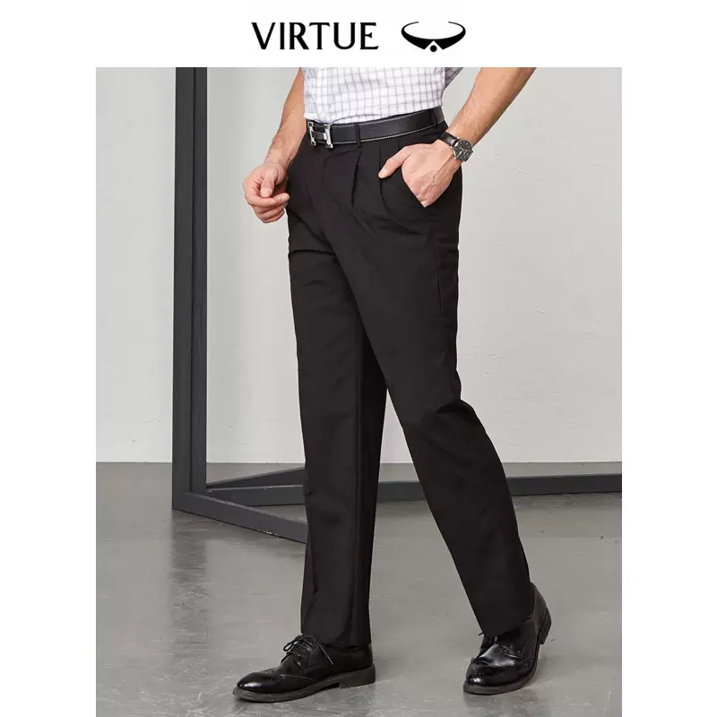 Virtue 富绅 男式直筒西裤 天猫优惠券折后￥44包邮（￥178-134）2款可选