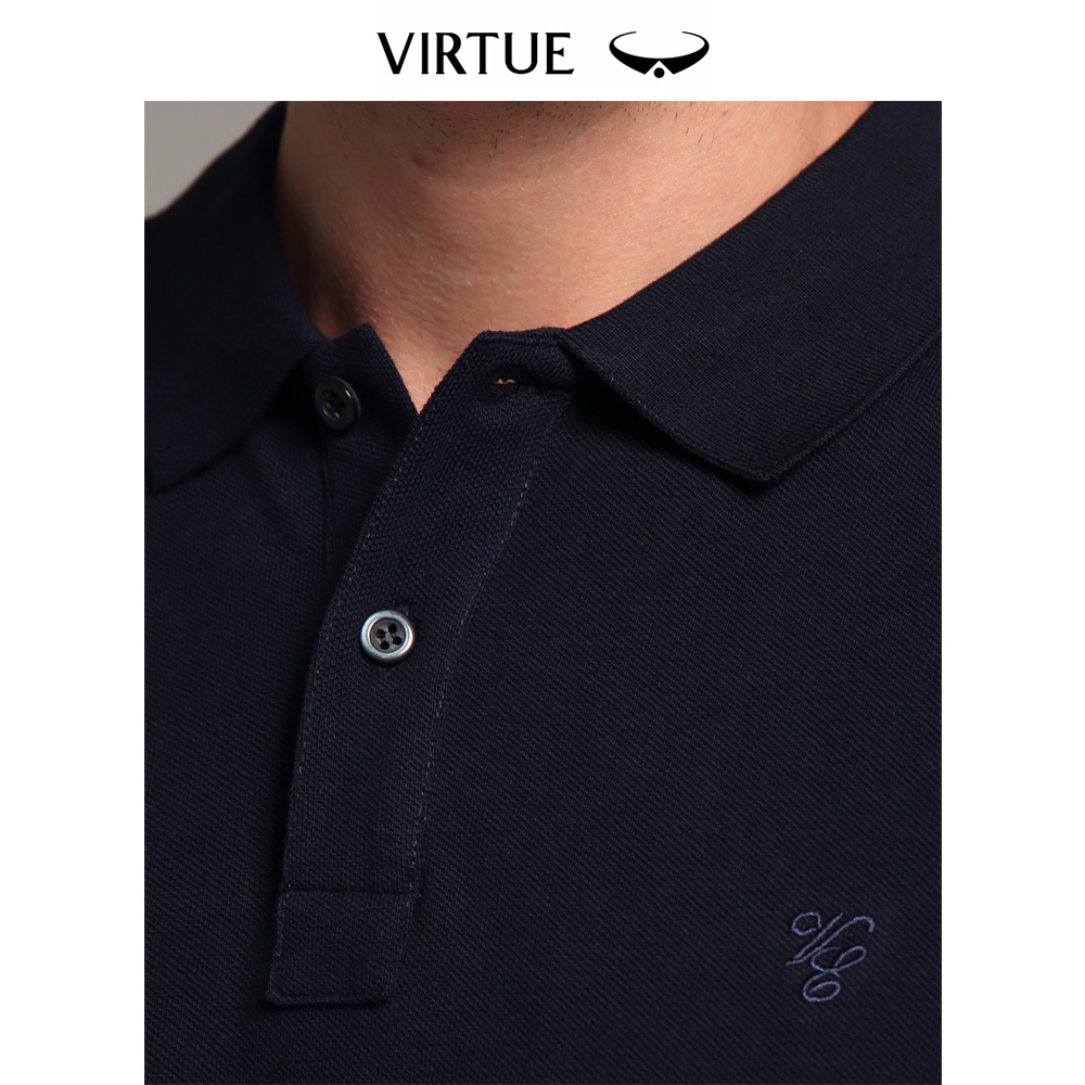 Virtue 富绅 珠地纯棉 男式长袖Polo衫 天猫优惠券折后￥42包邮（￥316-274）3色可选