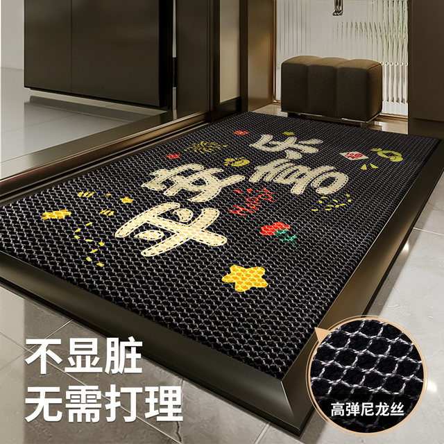 Elastic King entrance door floor mat door entrance door rub soil special mat no-wash household foot mat outdoor anti-slip door mat
