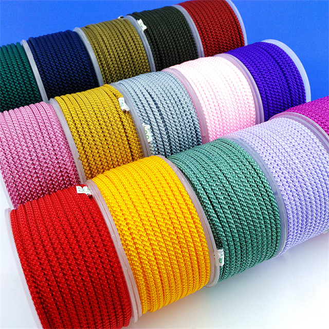 Pineapple rope 2mm free braiding handmade jewelry wire braiding necklace rope high-end wire pendant lanyard material