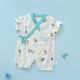 Shengzheka baby jumpsuit summer thin baby pure cotton gauze short-sleeved summer crawling clothing short women's and men's