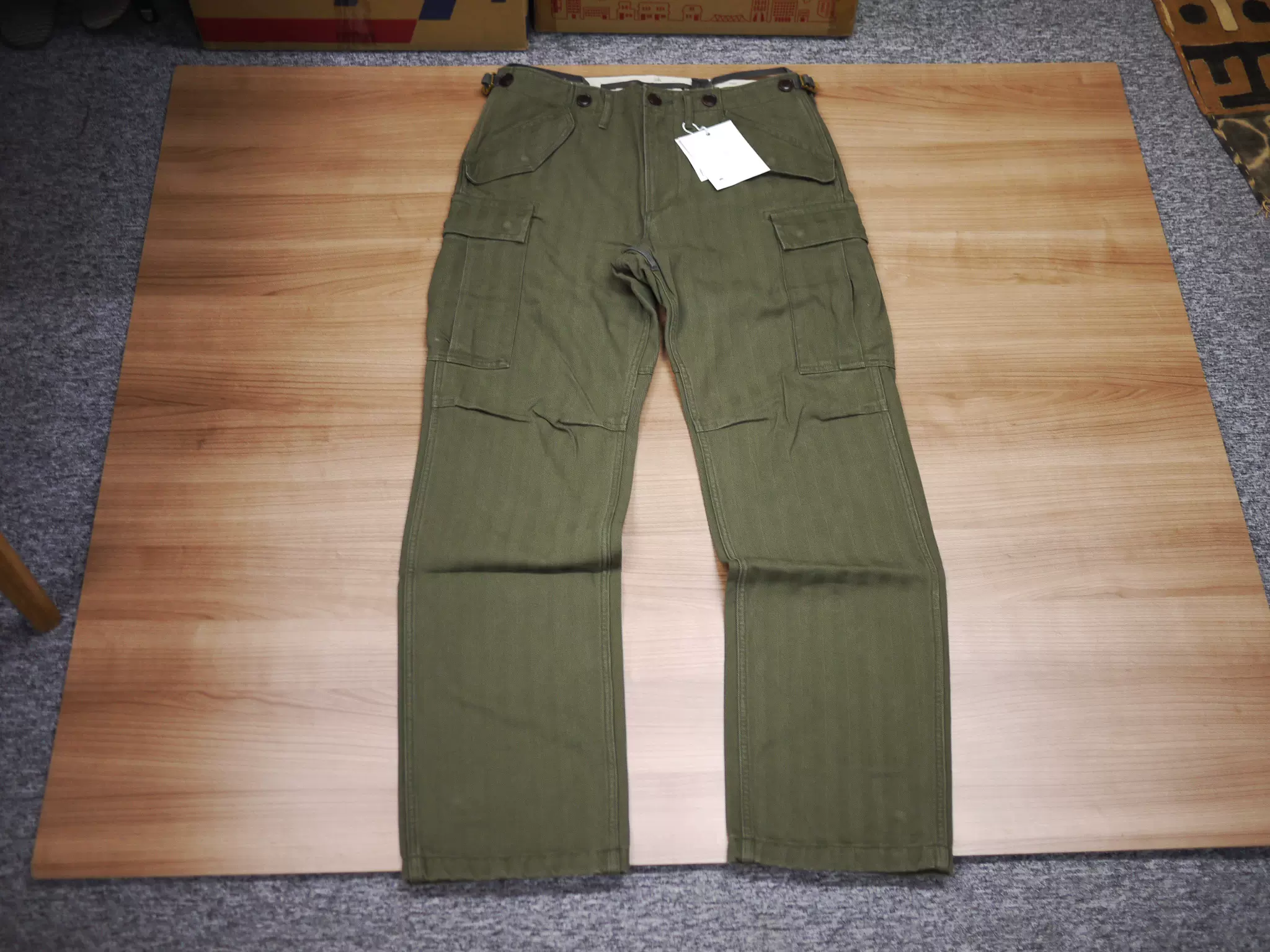 现货】Visvim 17AW EIGER SANCTION PANTS OLIVE-Taobao