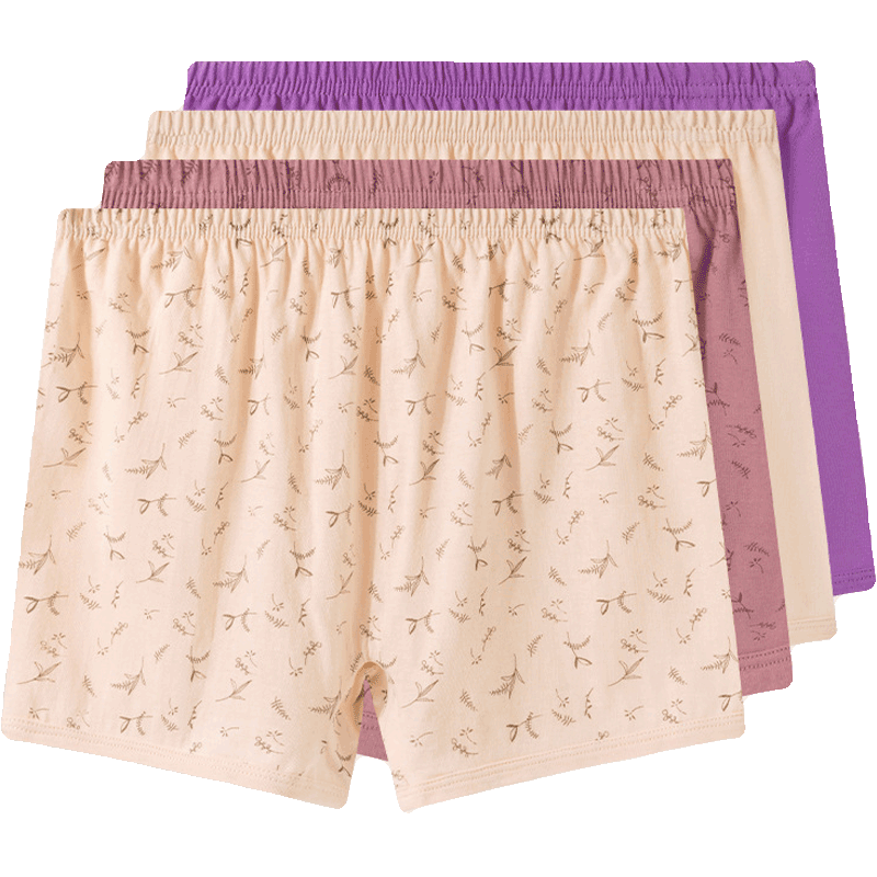 
La Charia middle-aged and elderly underwear elderly shorts mother boxer pants boxer pants high waist pure cotton grandma lady summer