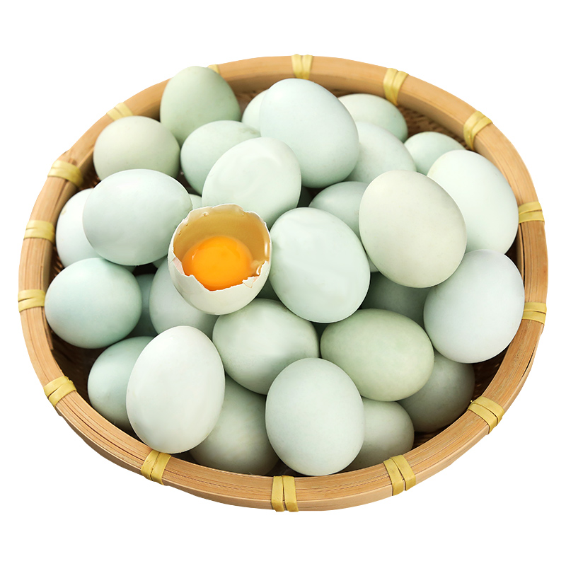 我老家绿壳蛋38g*40枚新鲜农林散养乌鸡蛋青壳土鸡蛋
