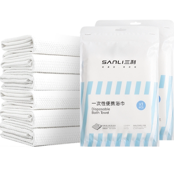 Sanli disposable travel bath towel thickened and enlarged