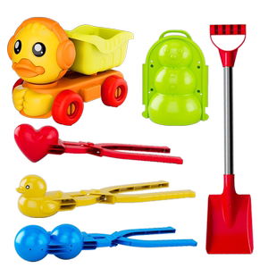 超级飞侠玩雪玩具小鸭子雪球夹铲子打雪仗神器男女生日礼物户外