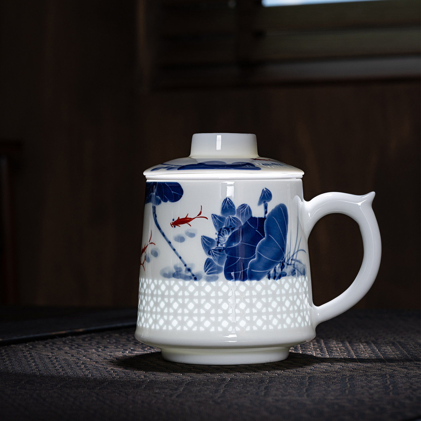青花玲珑茶杯-淘宝逛一逛