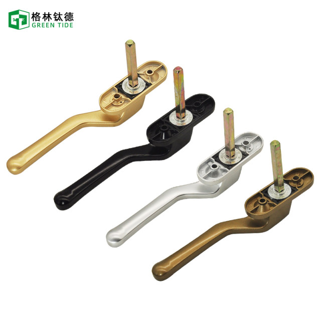Crooked handle with lock, broken bridge, aluminum screen window ...