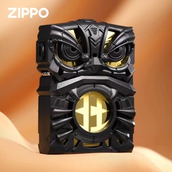 Zippo Lighter Original Authentic Case Black Gold Prosperous Lion Awakening Gift Box Men's Windproof Kerosene Gift