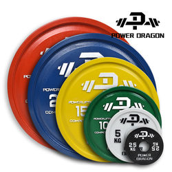 Pd Competition-Grade Powerlifting Barbell Plates for Fitness Training, Commercial Weight Plates, Weightlifting Equipment, Colorful Large Thin Olympic Plates for Home Use