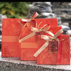 Light Luxury Gift Bag, Handbag, Mid-Autumn Festival Gift Bag, Large and Small Paper Bags, Red Souvenir Packaging Bag, Gift Bag