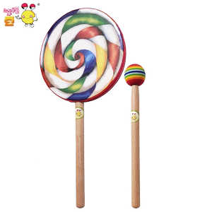 6 -inch lollipop drum 8 -inch Olff instrument hand drums percussion instrument young children knocking drums and wisdom toy drums
