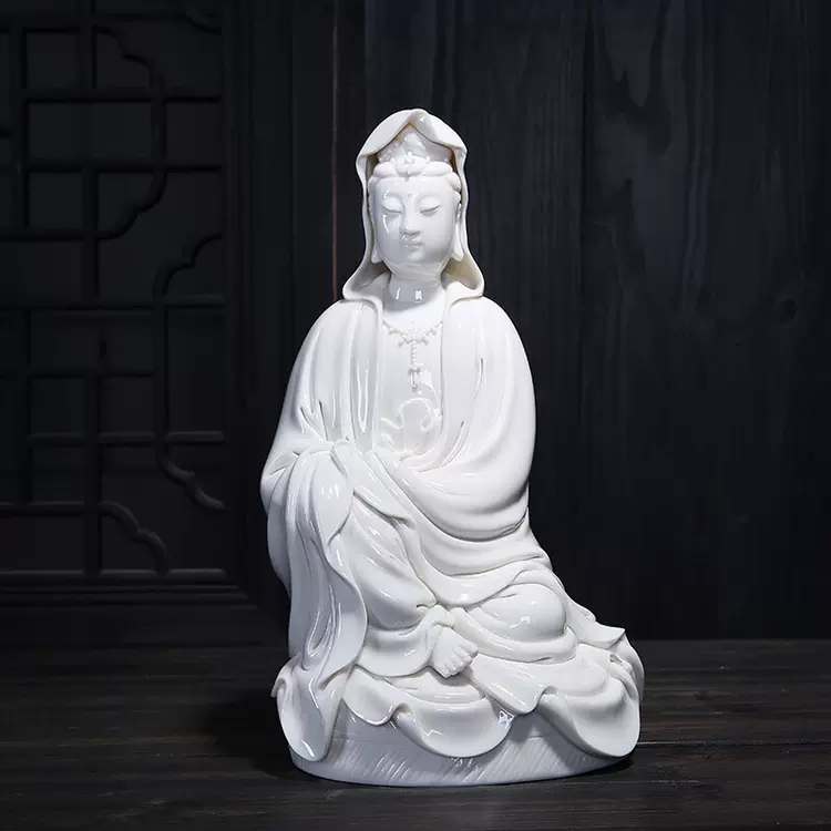 明代瓷聖何朝宗最莊重、最慈祥、最善美、最聖潔的“觀音祈福