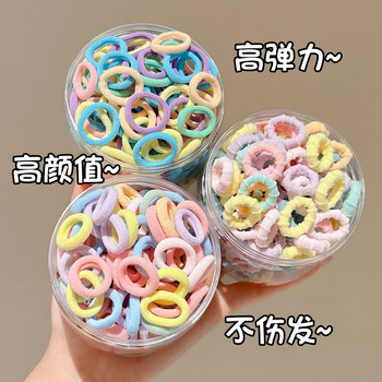 
Children's candy-colored towel ring does not hurt hair
