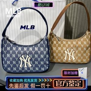 
MLB authentic women's fashion trend full print presbyopia shoulder bag handheld bag 25 summer new 3ABQS011N