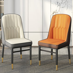 Dining Chair, Home Dining Table Chair, Light Luxury High-End Tea Chair, Wrought Iron Chair, Dressing Stool, Leisure Chair, Mahjong Backrest Stool