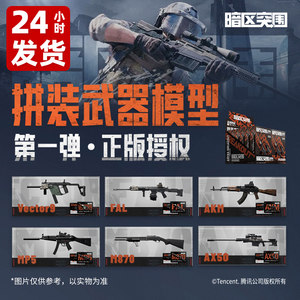 
Dark zone breakout model gun peripheral second weapon assembly firearm alloy blind box toy figure for children and boys