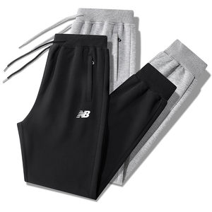 
10% off area | Outlet brand pure cotton sports pants for men and women, autumn and winter loose sweatpants, velvet and thickened casual pants