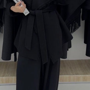 
2025 Autumn and Winter New Double-sided Cashmere Coat Women's Mid-Length Korean Style Loose Slim Woolen Woolen Coat